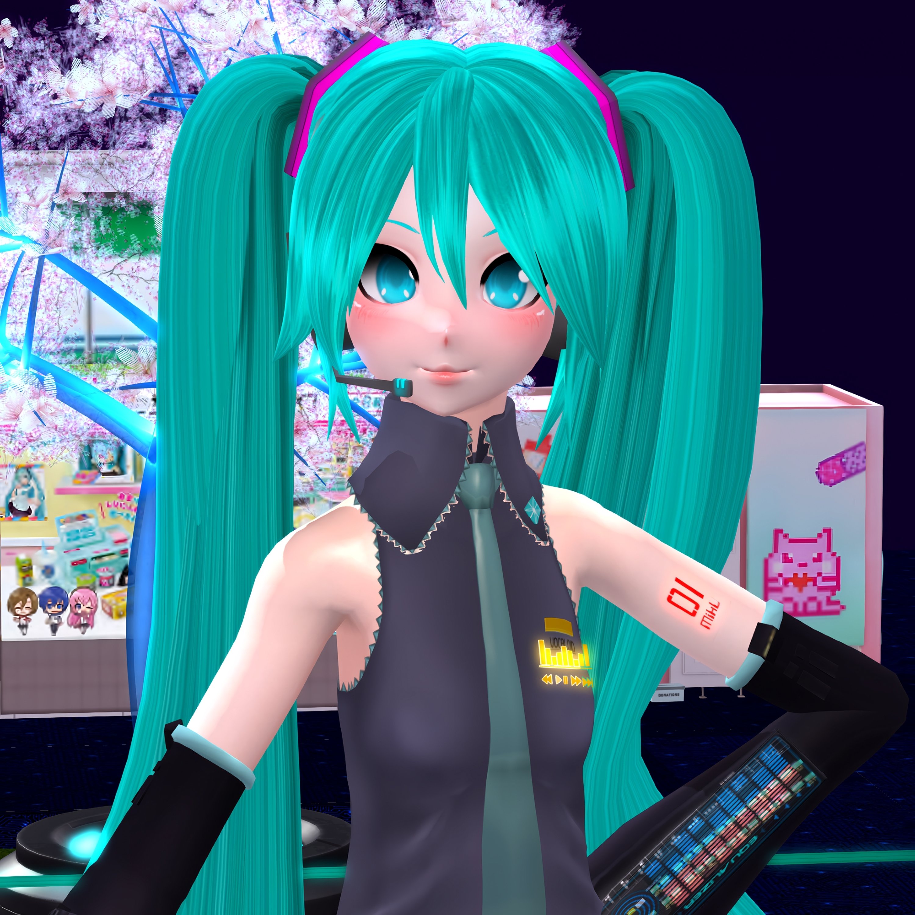 Hatsune Miku Official in Second Life